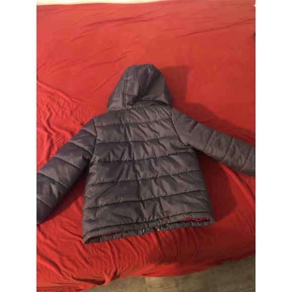 OshKosh B'gosh boys grey winter puffer jacket size 5/6 - Picture 6 of 6